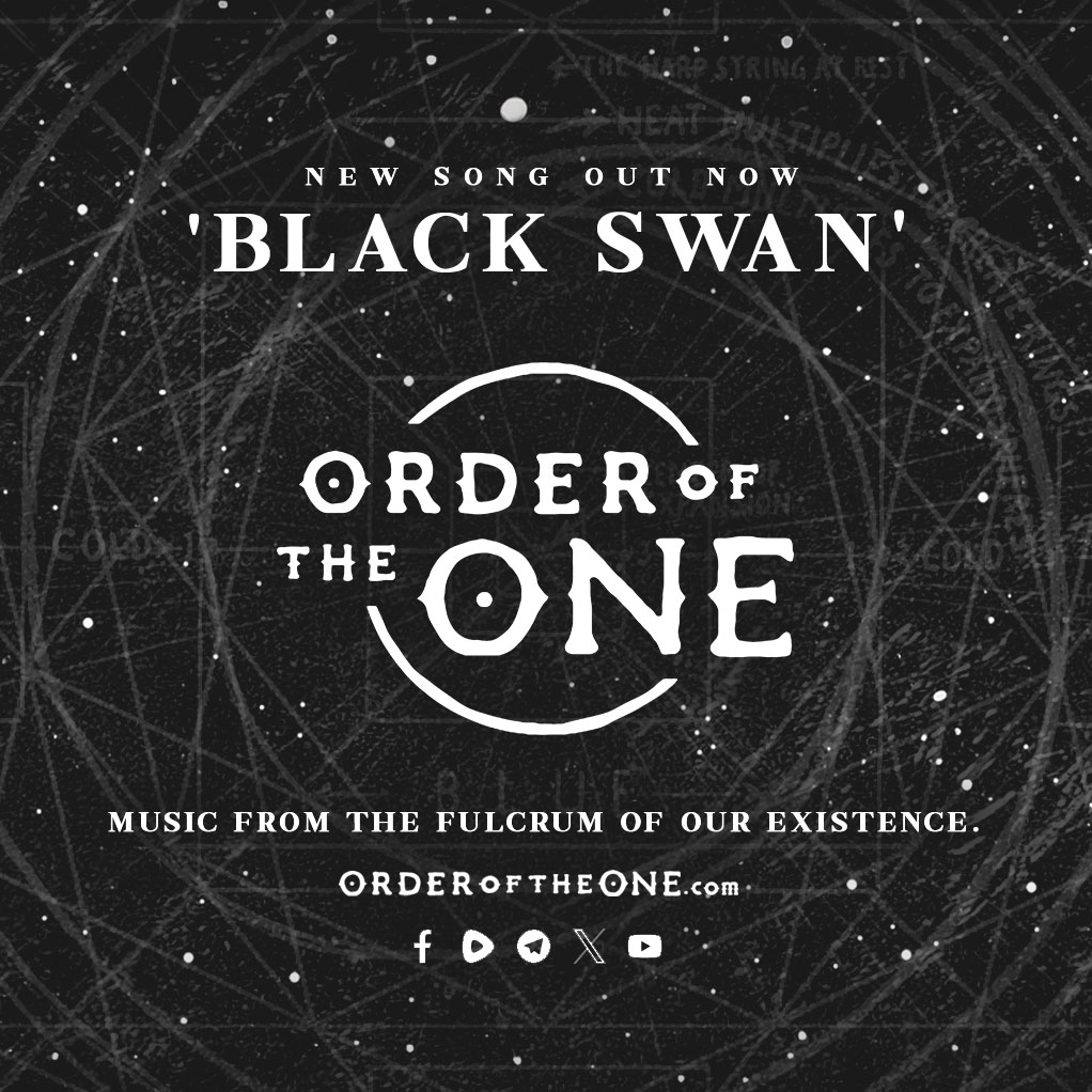 Order Of The One's "Black Swan" links to streaming platforms.